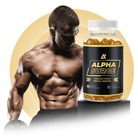 Alpha Surge plant-based stamina and testosterone gummies for men