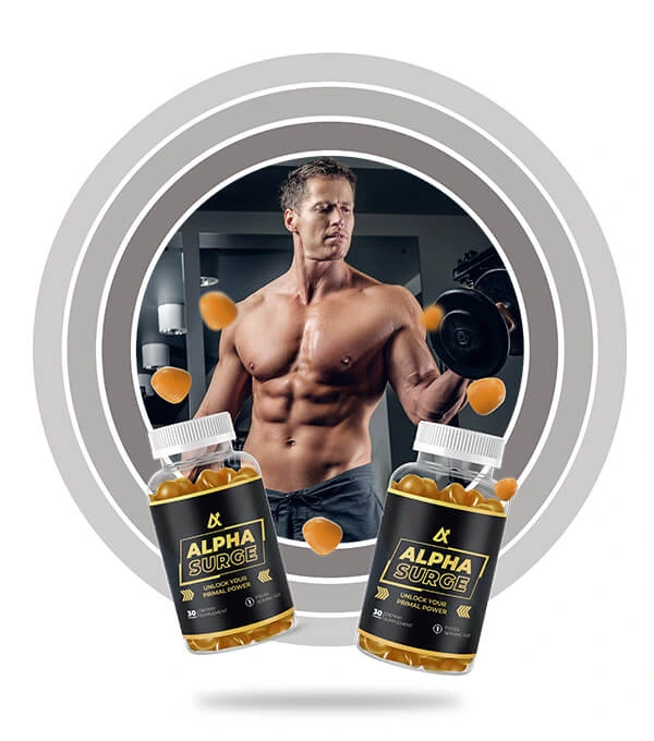 Alpha Surge male vitality supplement bottle
