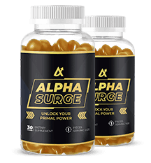 Alpha Surge plant-based testosterone support gummies for men